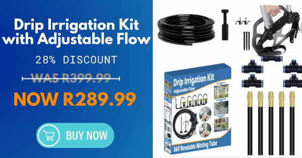 Drip Irrigation Kit with Adjustable Flow