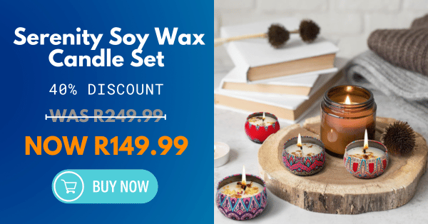 Serenity Soy Wax Candle Set